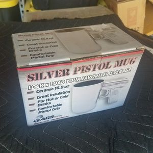 Silver Pistol coffee mug
